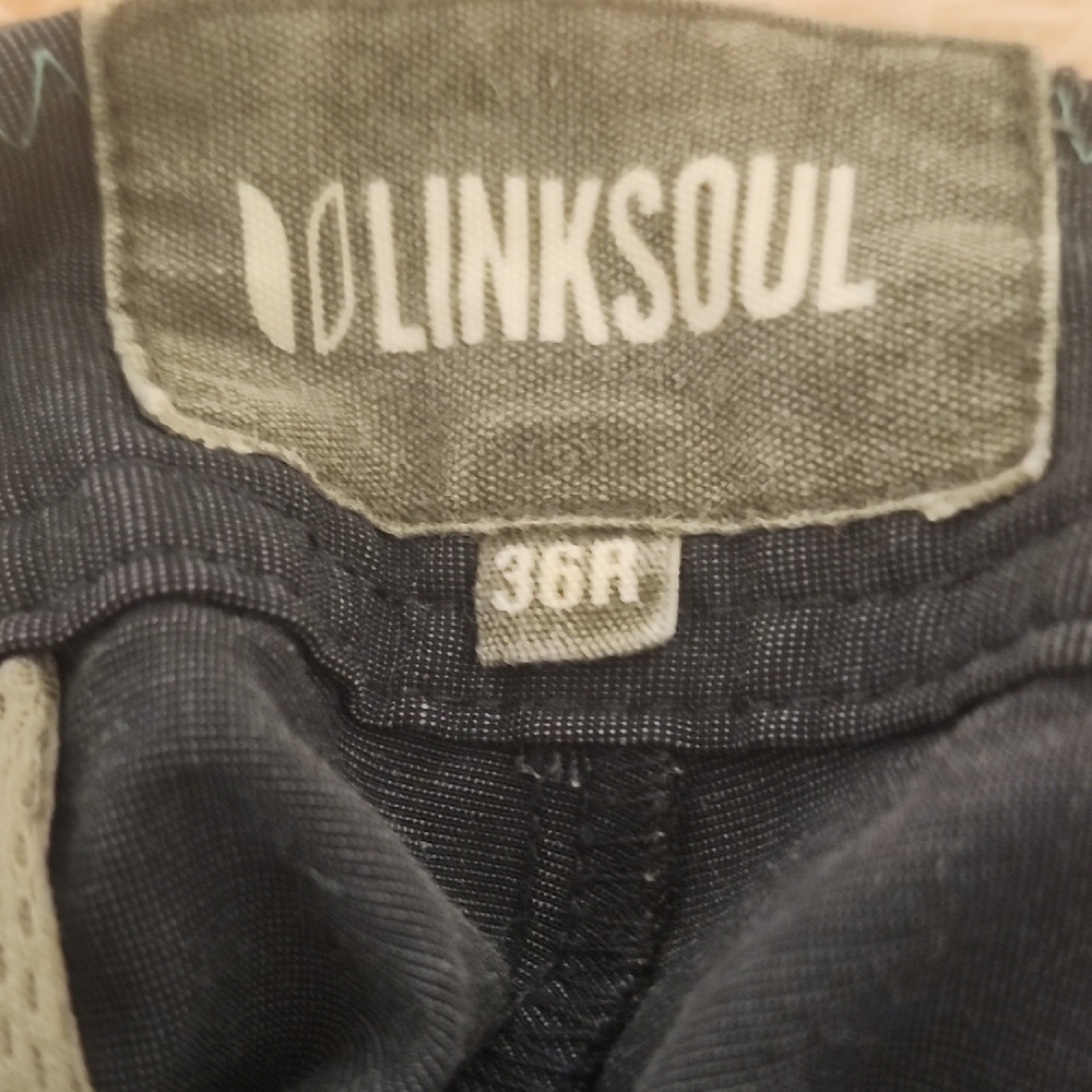 Linksoul Black Chinos - Slim Casual Men's Pants - Picture 2 of 3